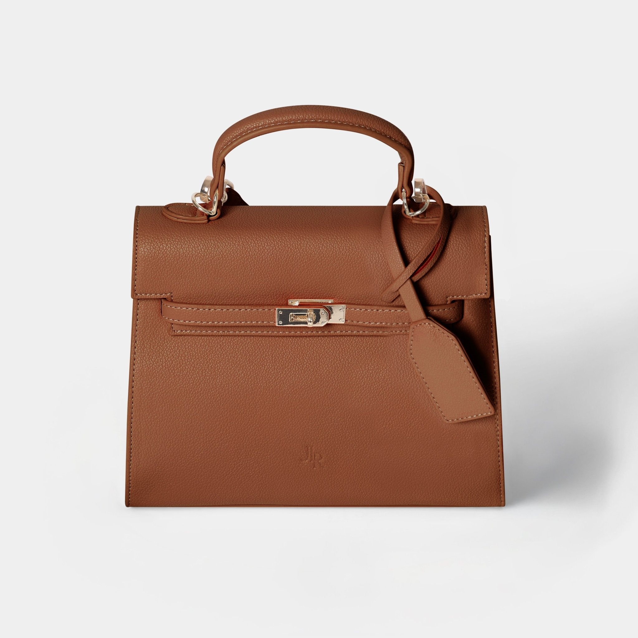 Richmond Top handle bag Tan - JLR London