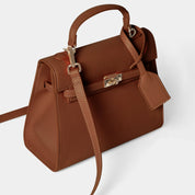 Richmond Top handle bag Tan - JLR London