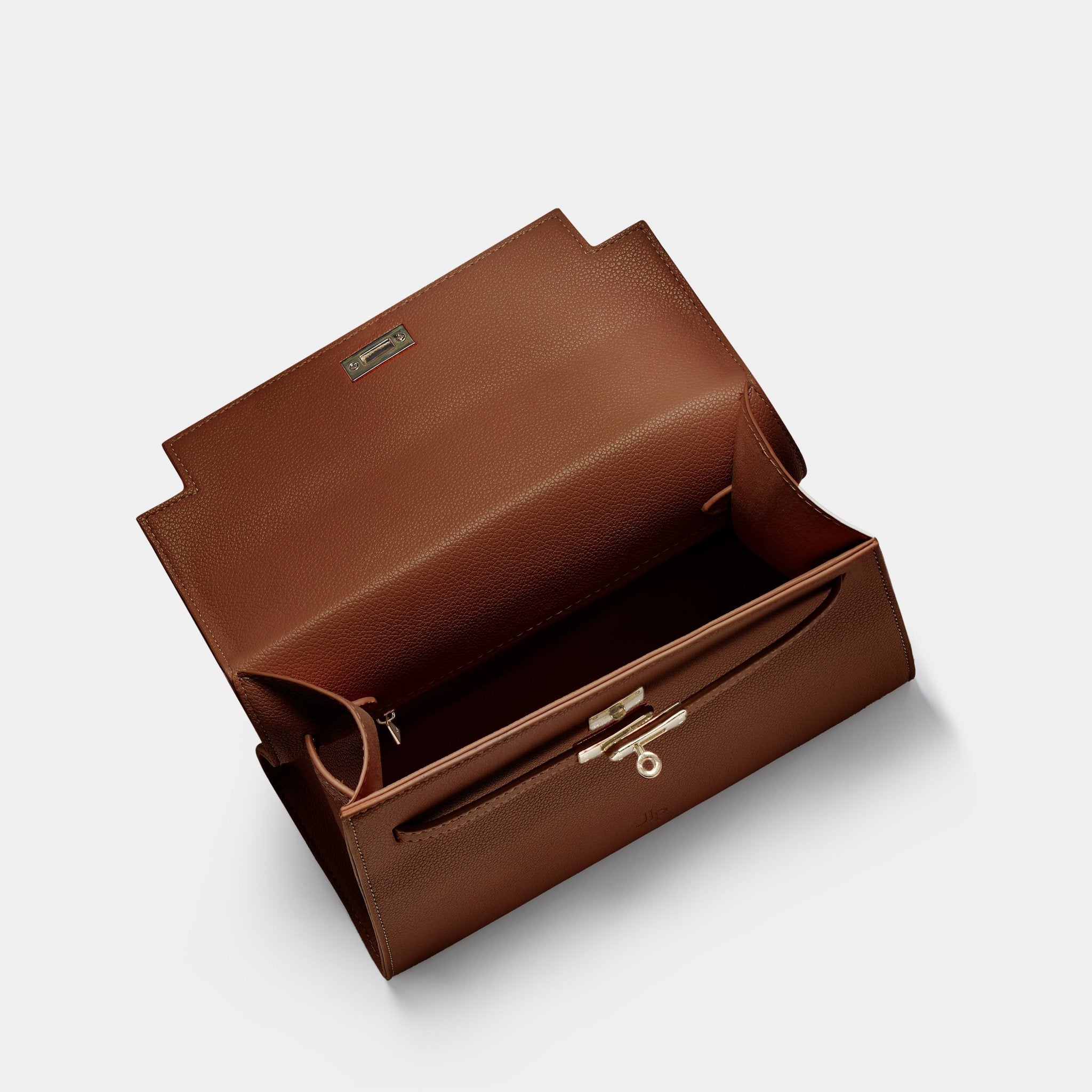 Richmond Top handle bag Tan - JLR London