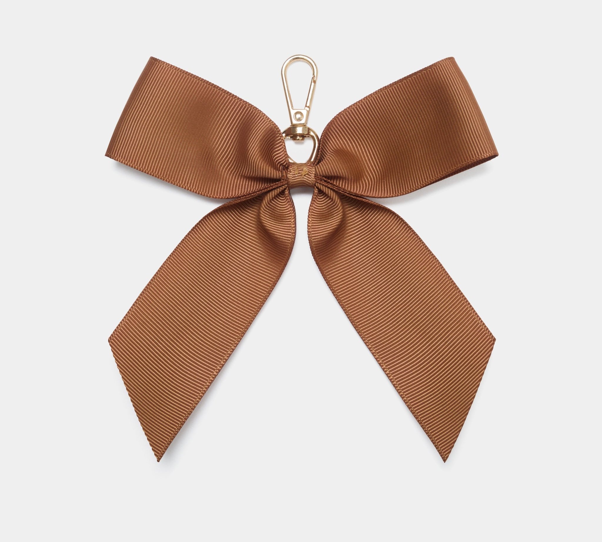 Eloise Bow keyring Dark Tan - Johnny Loves Rosie - JLR London