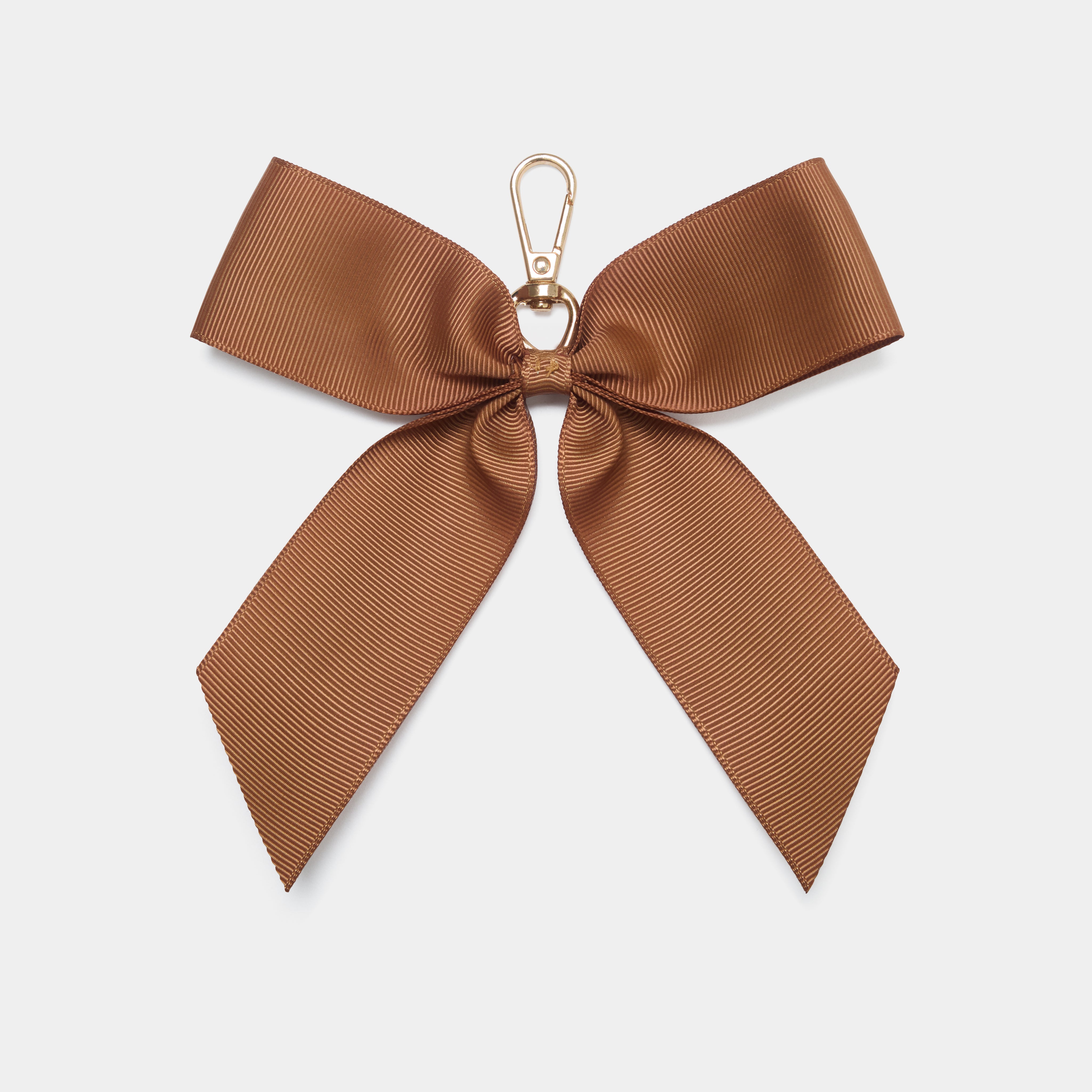 Eloise Bow keyring Dark Tan   - Johnny Loves Rosie