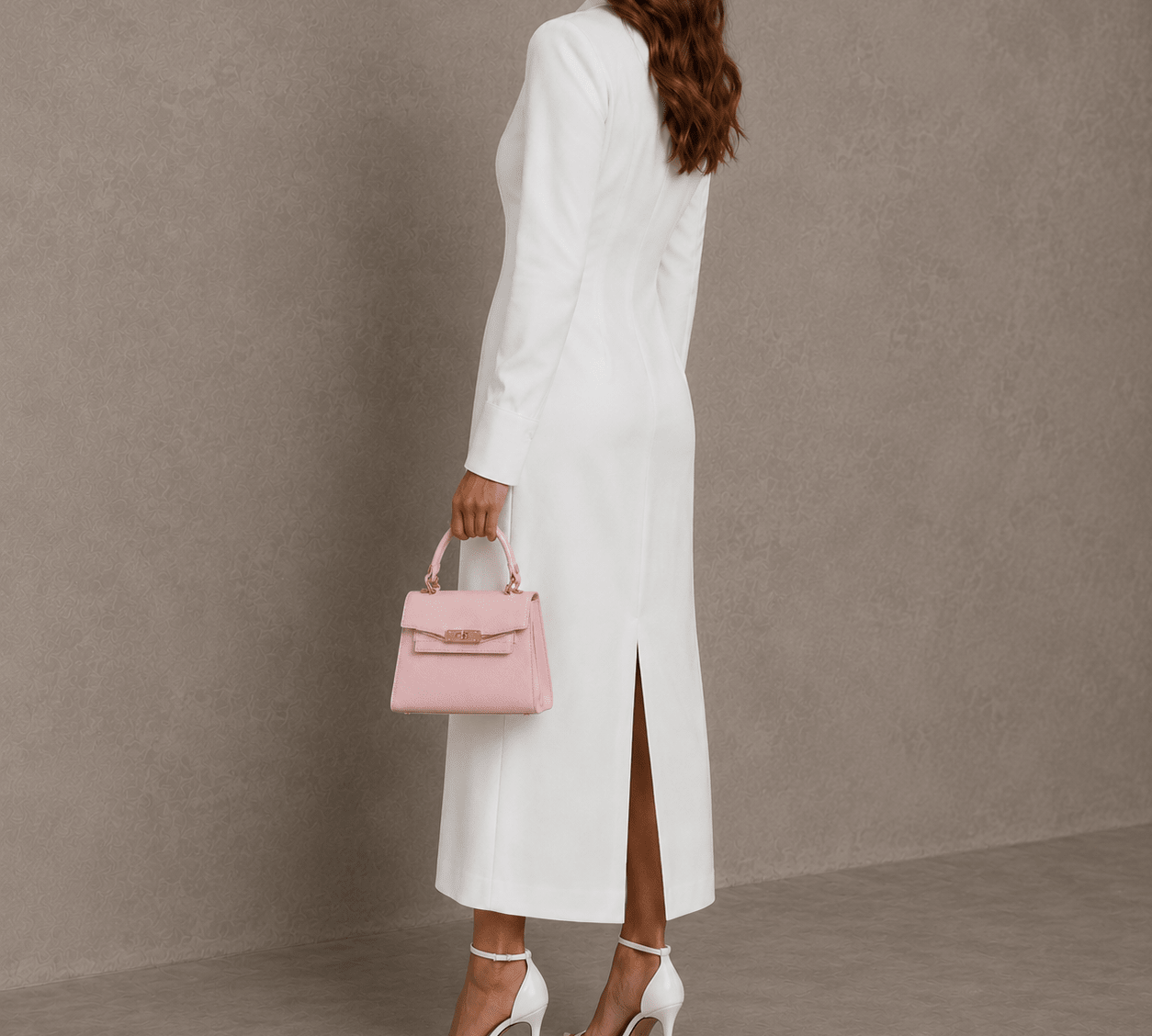 Elena Top Handle Luxe Leather Tote Bag - Bubblegum Pink - JLR London