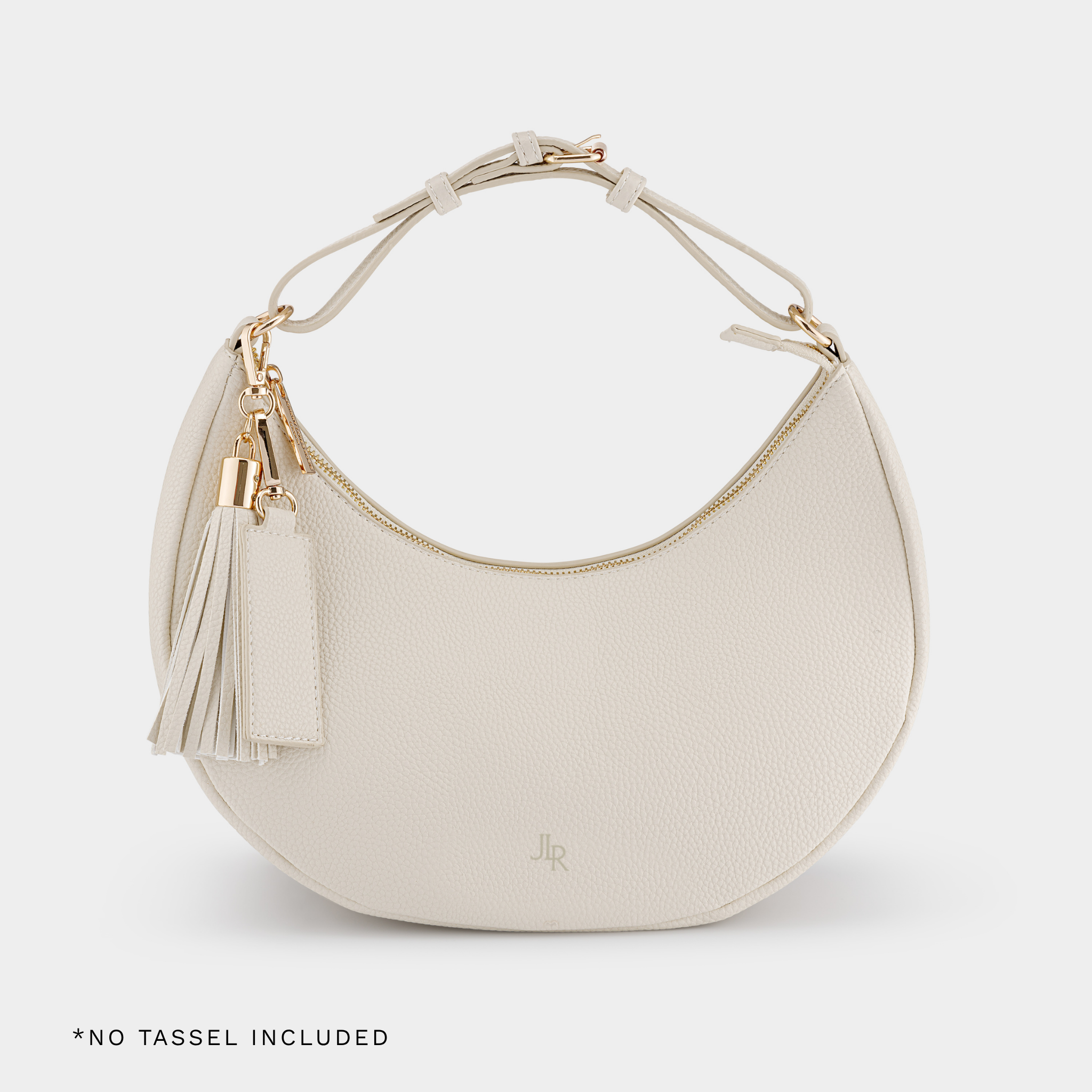 Ecru Rudy Midi Half Moon Bag