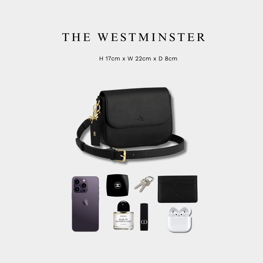 Westminster luxe leather Saddle bag Tan