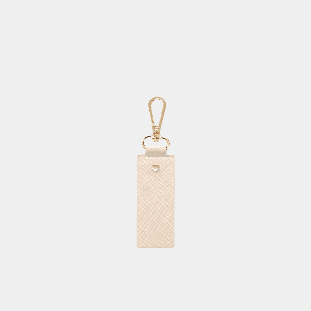 Ecru Archie Rectangle Keyring - Johnny Loves Rosie - JLR London