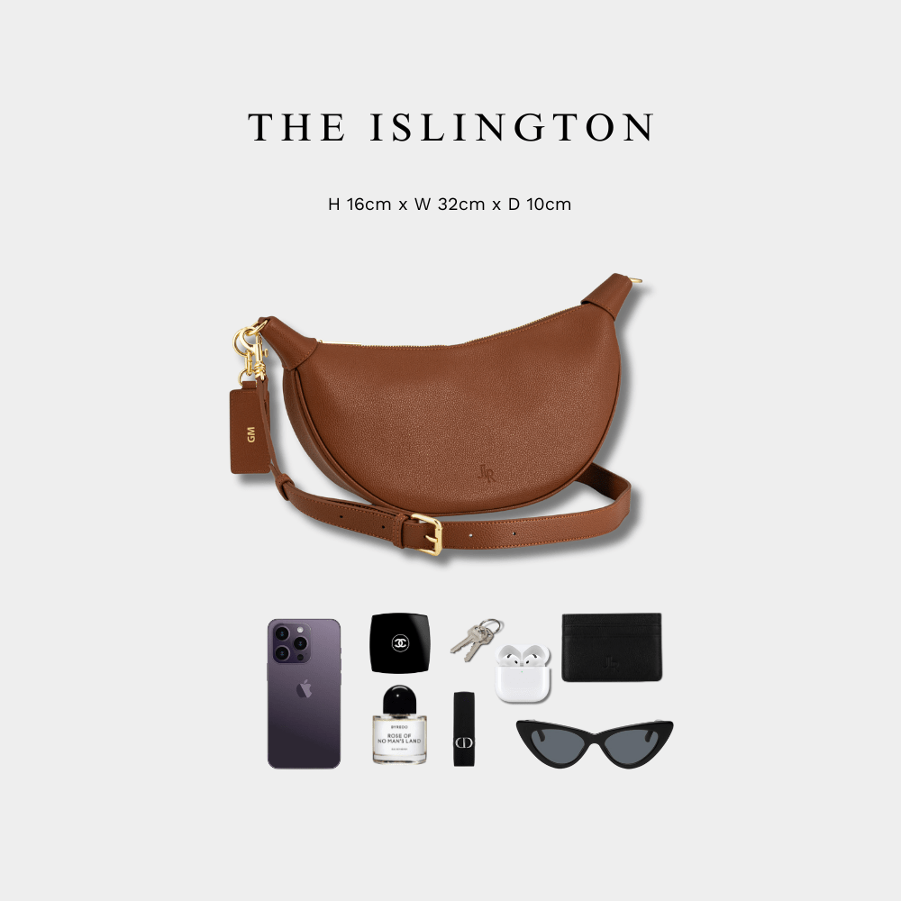 Islington Sling bag luxe leather - Ecru - JLR London