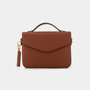 Kensington Luxe Leather Top Handle Bag