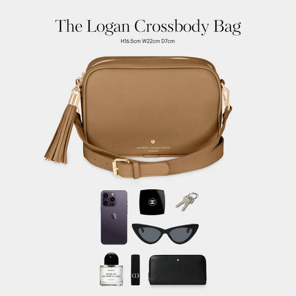 Mocha Logan Crossbody Bag