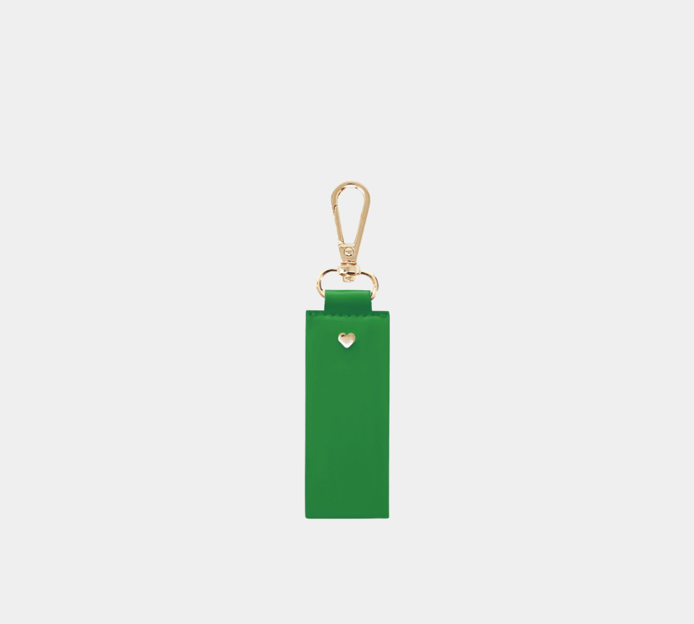 Green Soft Archie Rectangle Keyring - Johnny Loves Rosie - JLR London