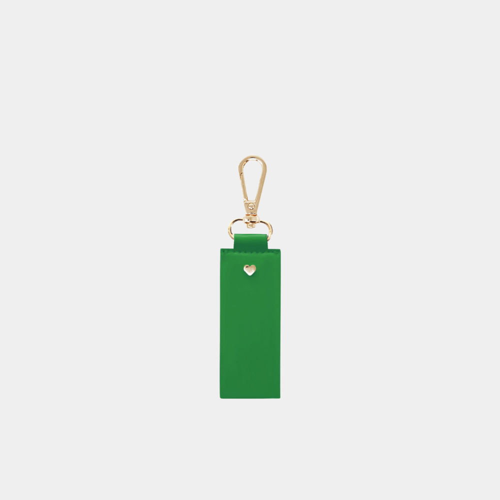 Green Soft Archie Rectangle Keyring - Johnny Loves Rosie - JLR London