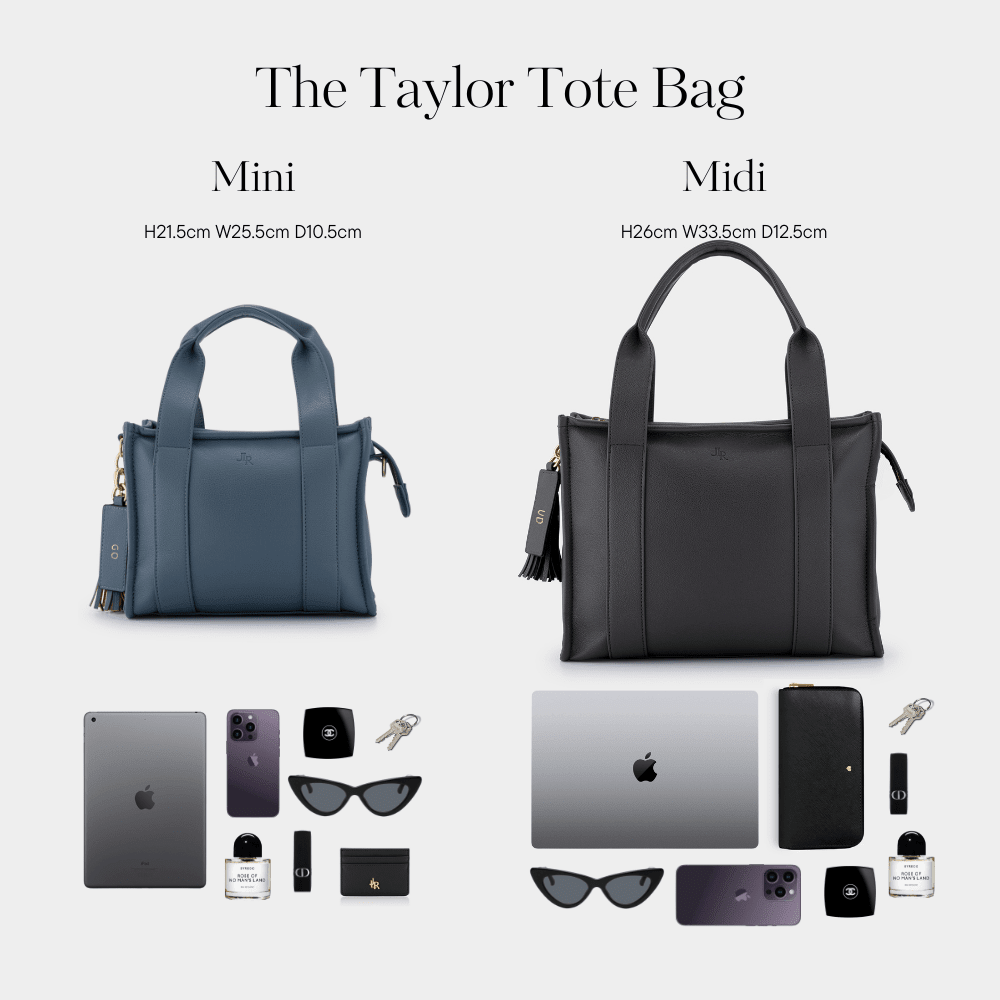 Mini Taylor Tote Bag Dark Brown Vegan Leather *Pre - Order* - JLR London