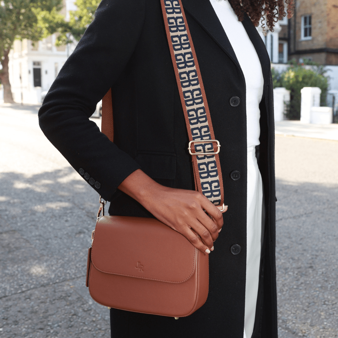 Westminster luxe leather Saddle bag Tan