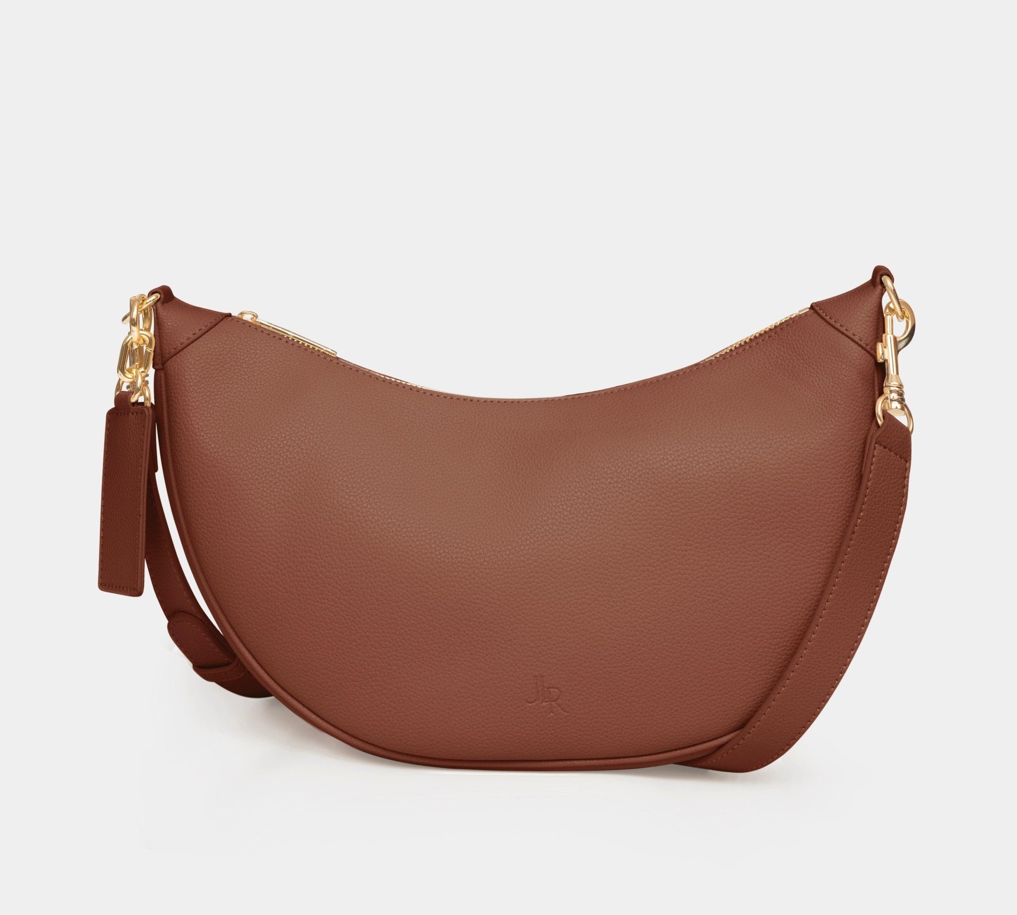 Islington Luxe Leather Sling Bag - Tan - JLR London