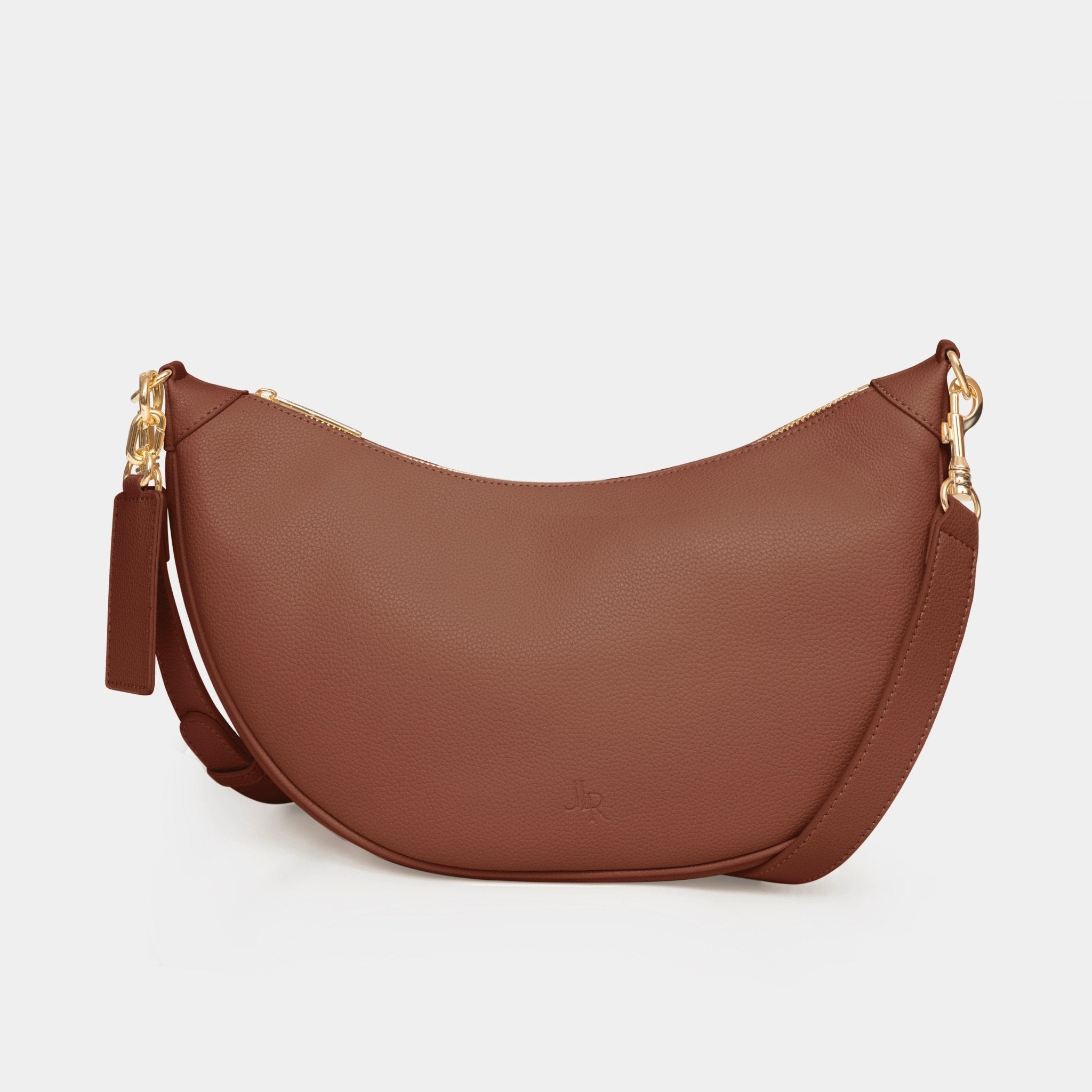 Islington Luxe Leather Sling Bag - Tan - JLR London