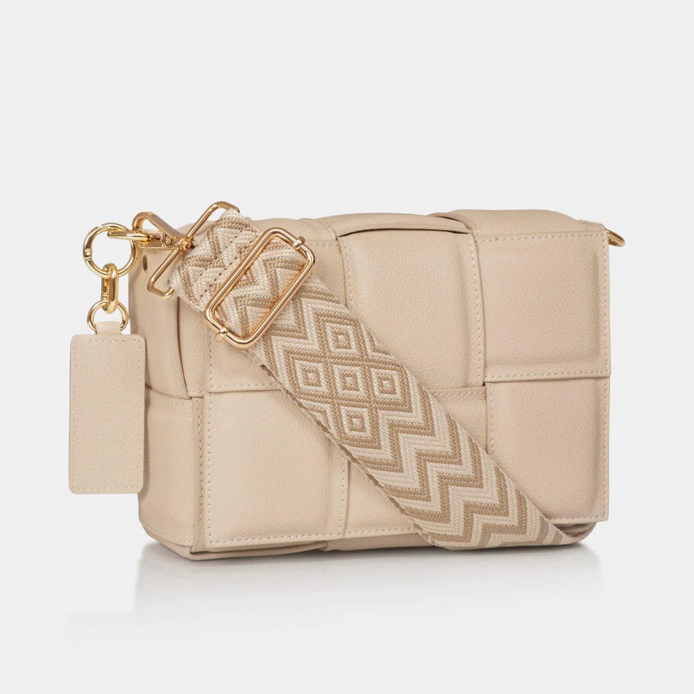 Soho city luxe leather bag Stone