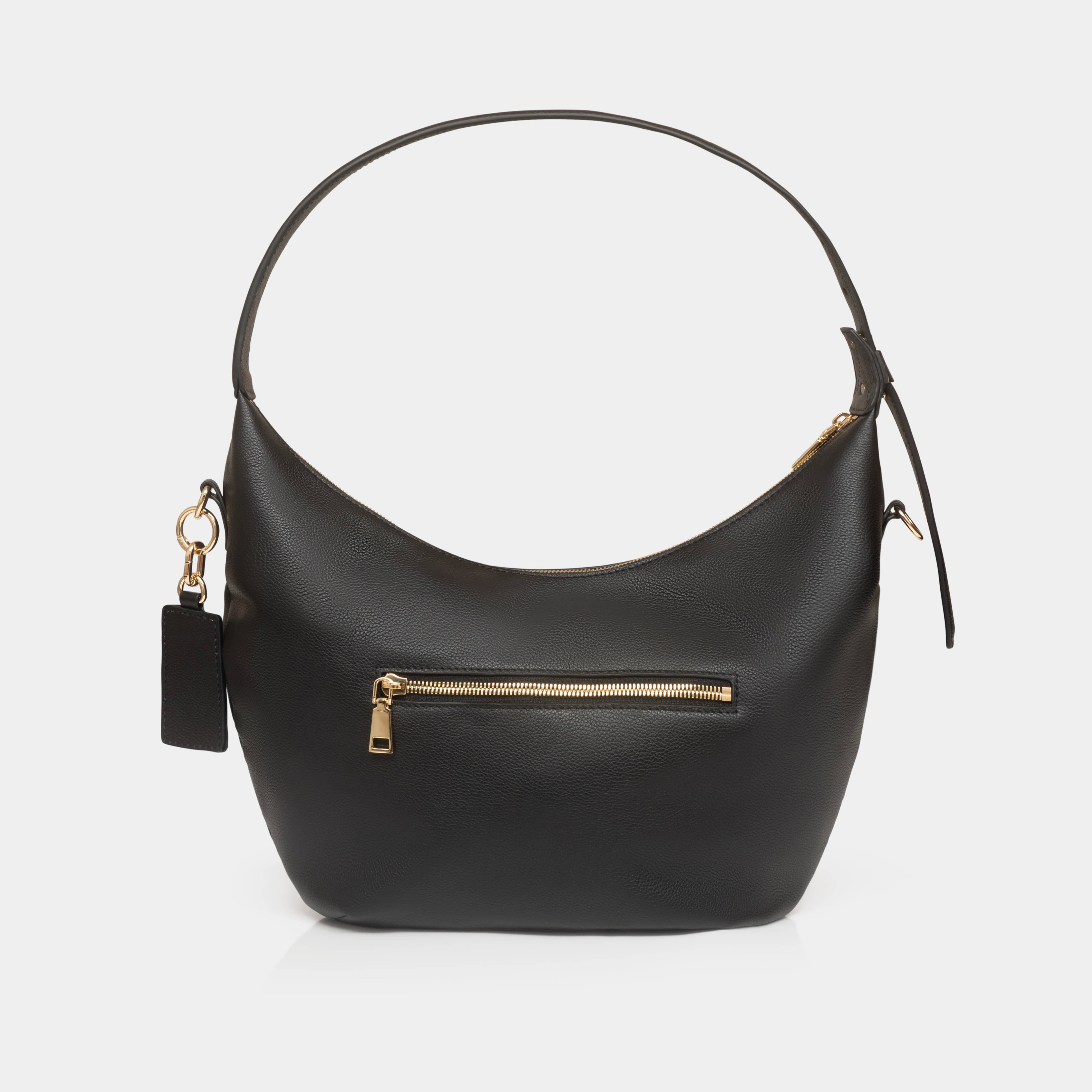 Sloane city luxe leather bag - Black