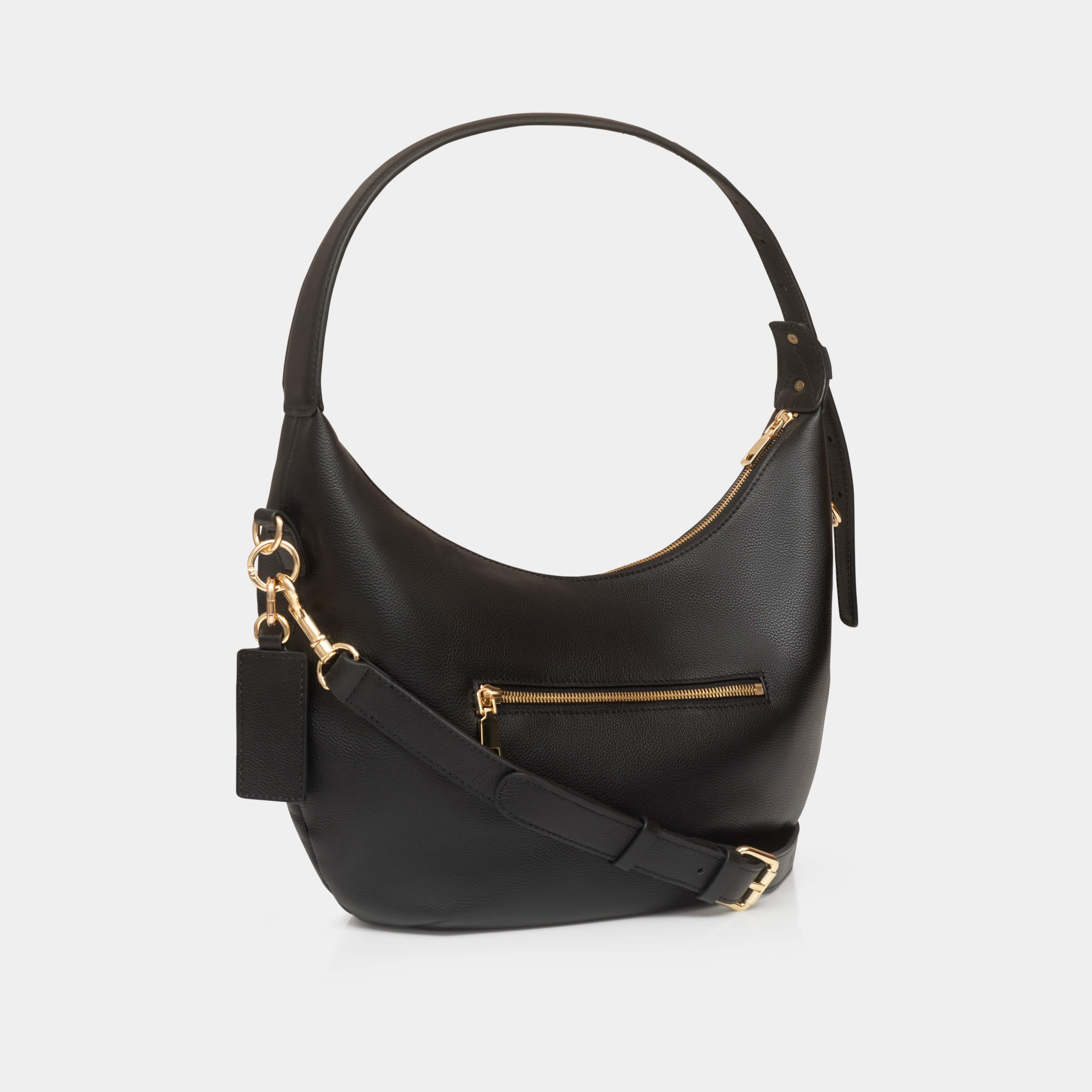 Sloane city luxe leather bag - Black
