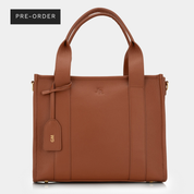 Maxi Taylor luxe leather tote bag
