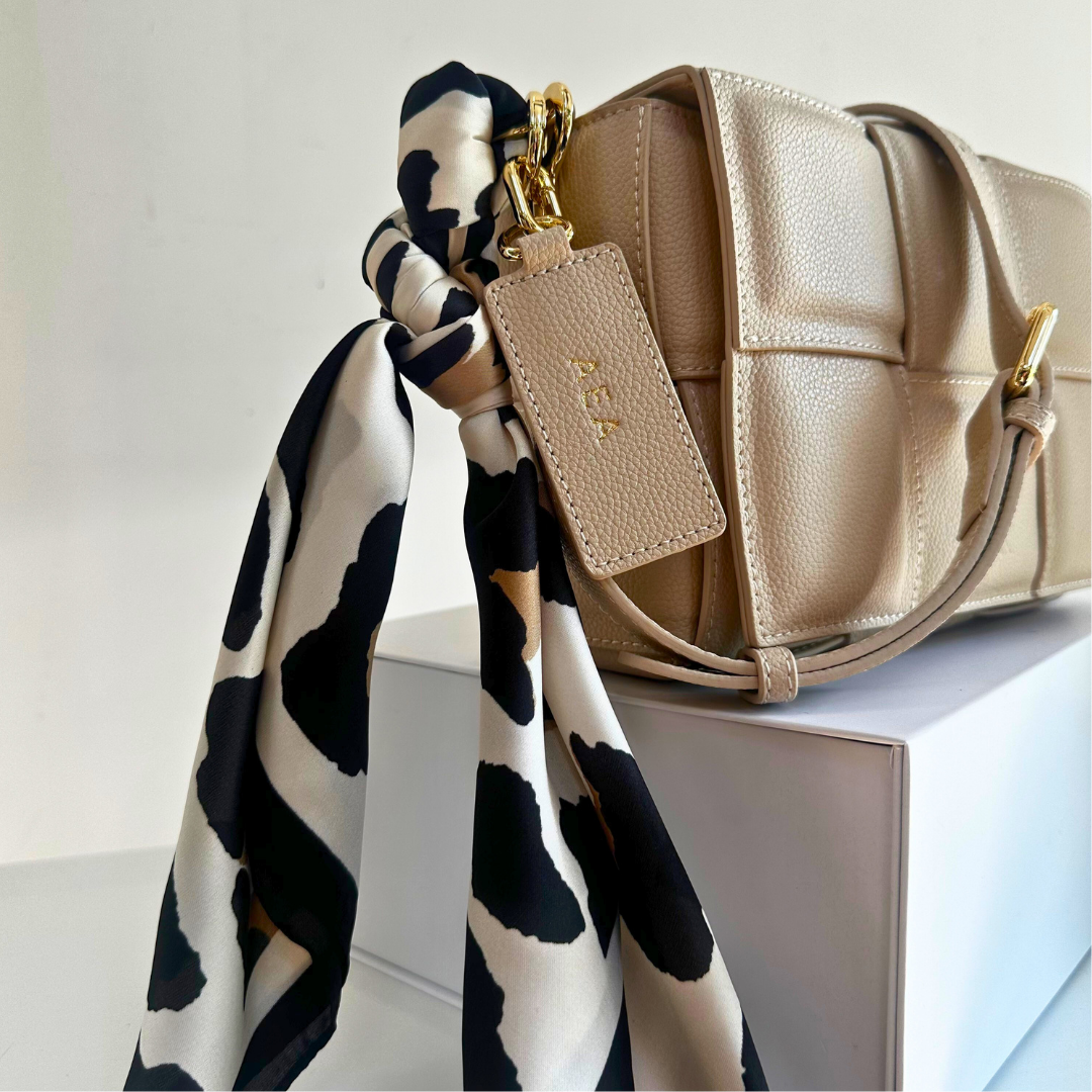 Soho city luxe leather bag Stone