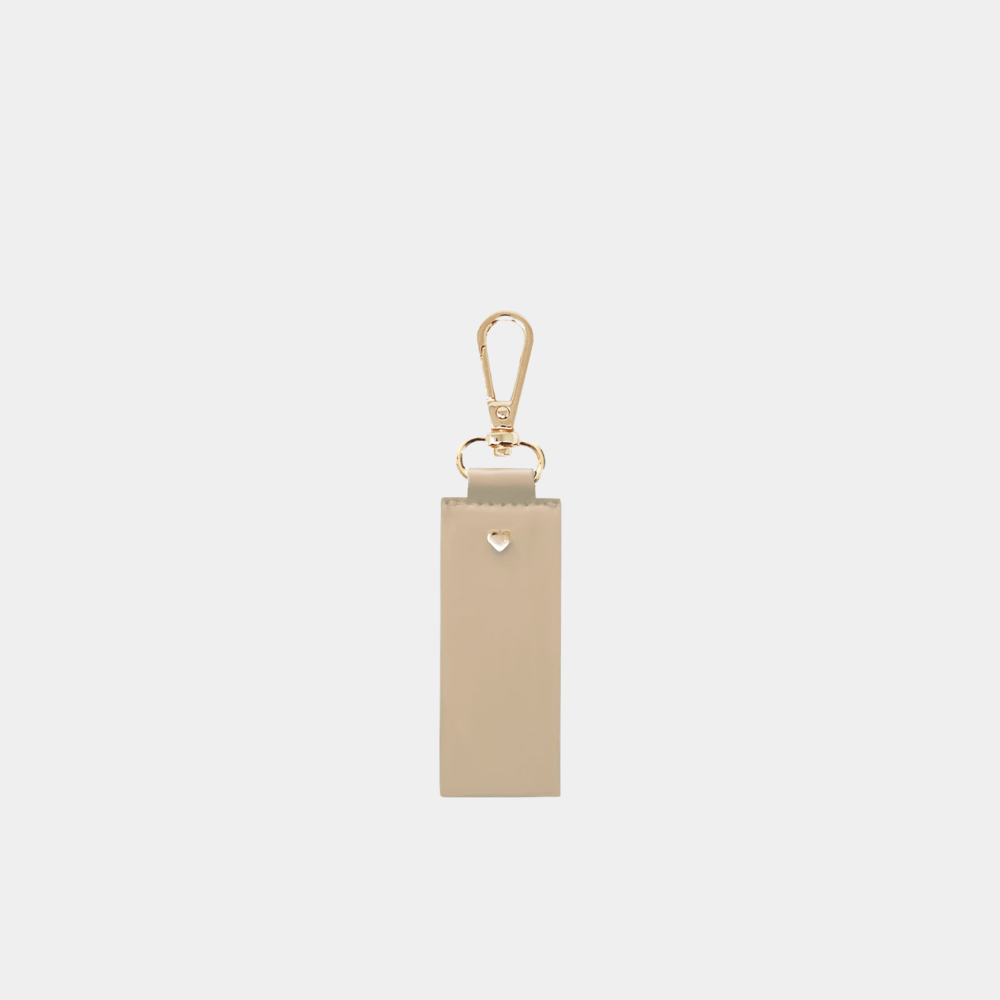 Nude Soft Archie Rectangle Keyring - Johnny Loves Rosie - JLR London