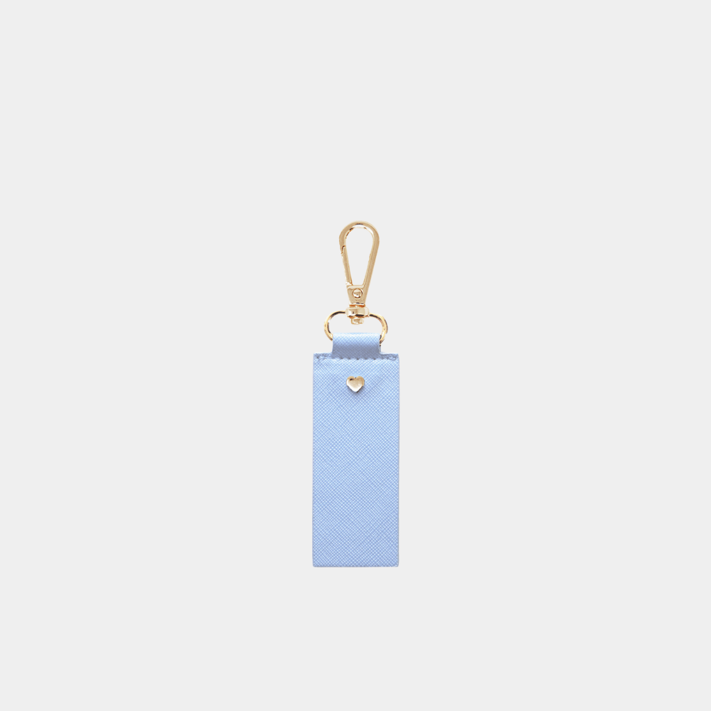 Powder Blue Archie Rectangle Keyring - Johnny Loves Rosie - JLR London