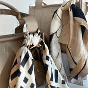 Mini Taylor Luxe Leather Tote Bag - Taupe