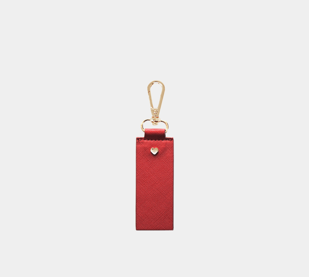 Red Archie Rectangle Keyring - Johnny Loves Rosie - JLR London