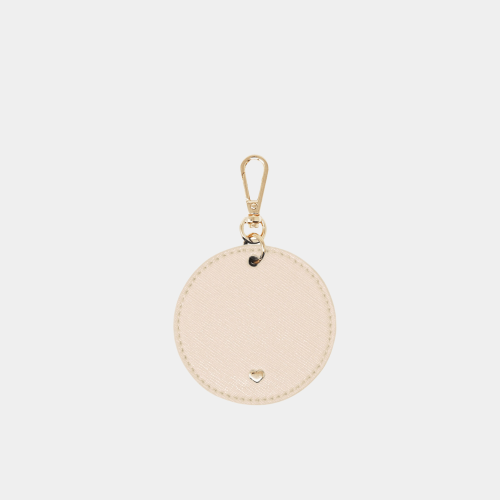Ecru Original Arlo Circle Keyring - Johnny Loves Rosie - JLR London