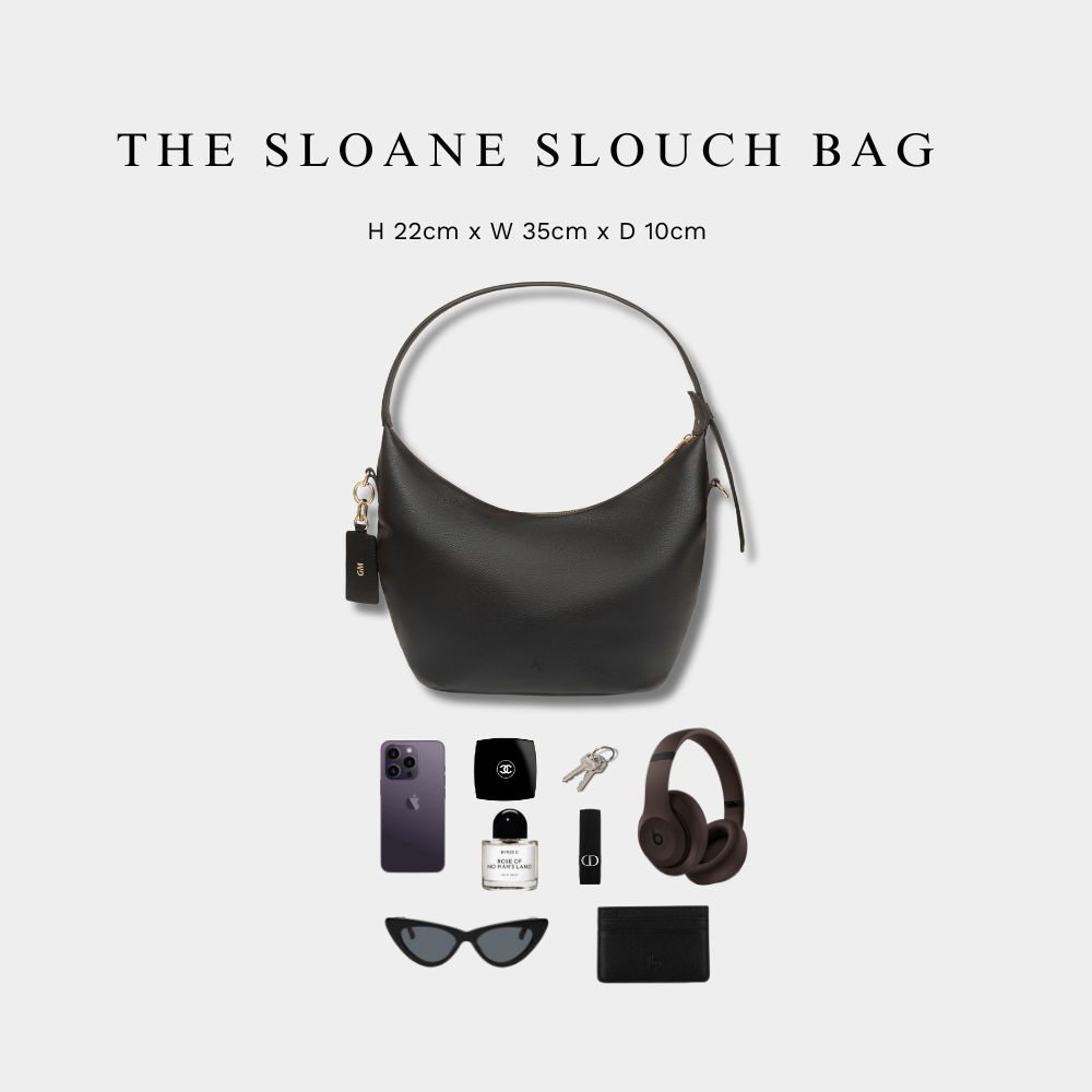 Sloane city luxe leather bag - Black