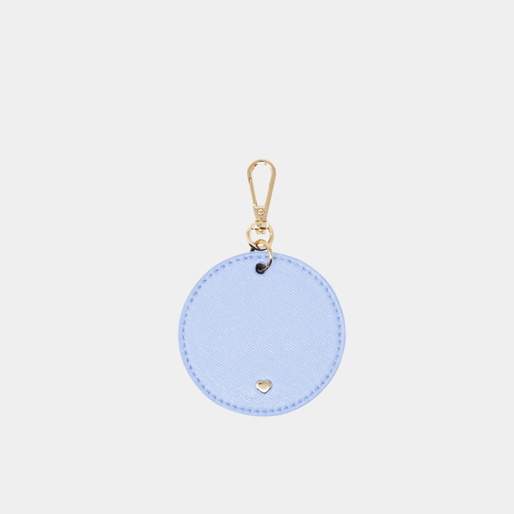 Powder Blue Arlo Circle Keyring - Johnny Loves Rosie - JLR London