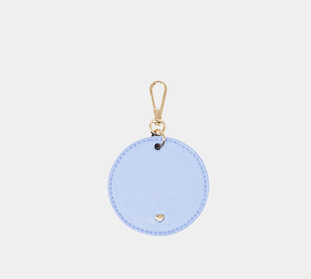 Powder Blue Arlo Circle Keyring - Johnny Loves Rosie - JLR London
