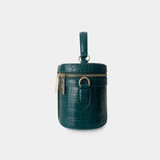 Aspen Circle Bag Emerald Croc - Johnny Loves Rosie - JLR London