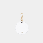 White Circle Keyring - Johnny Loves Rosie - JLR London