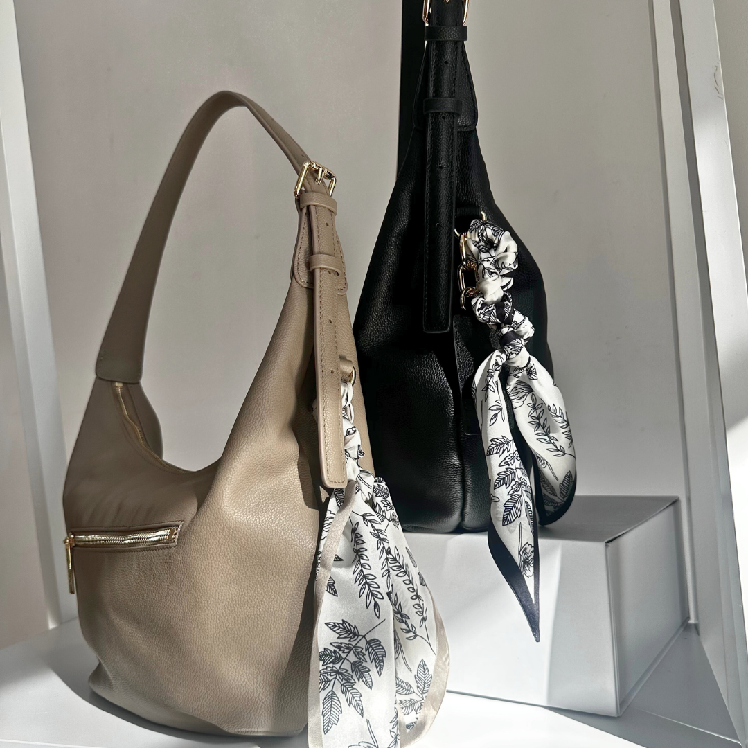 Sloane city luxe leather bag - Black