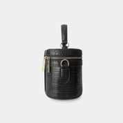 Aspen Circle bag Black Croc - Johnny Loves Rosie - JLR London