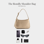 Gold Romilly Shoulder Bag - JLR London