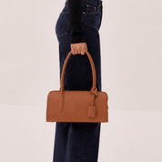 The Hampshire East West bag Dark Tan - JLR London
