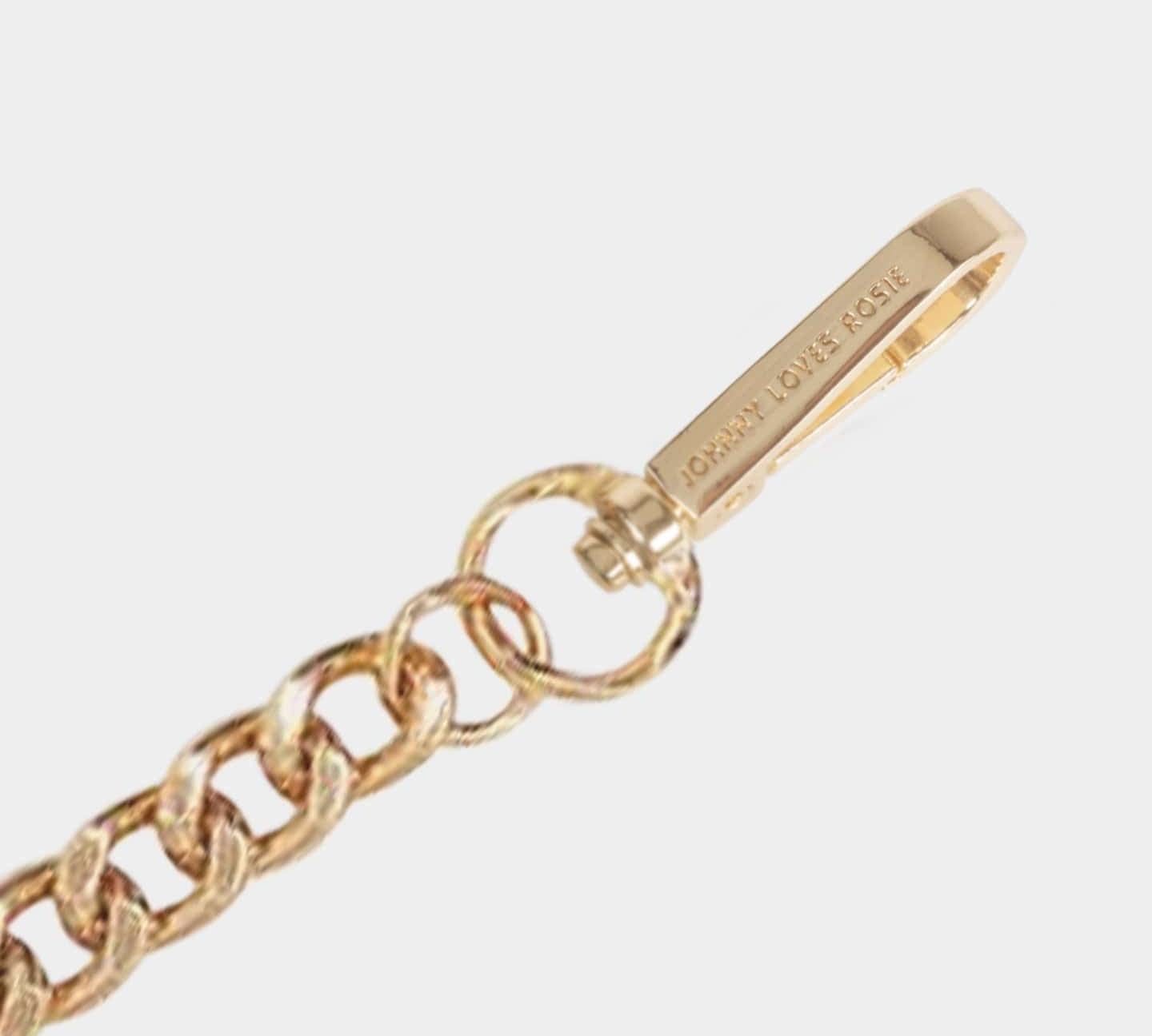 Luxe Short Gold Metal Chain Bag Strap - JLR London