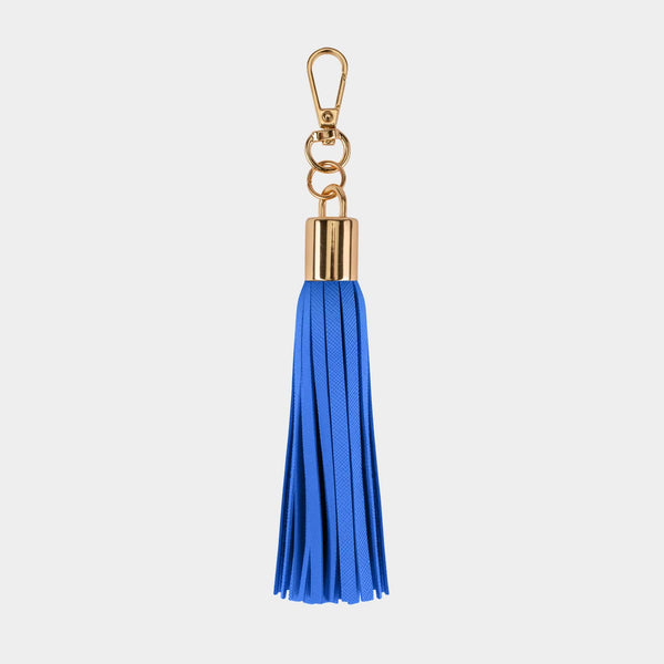 Luxe Blue Tassel Keyring