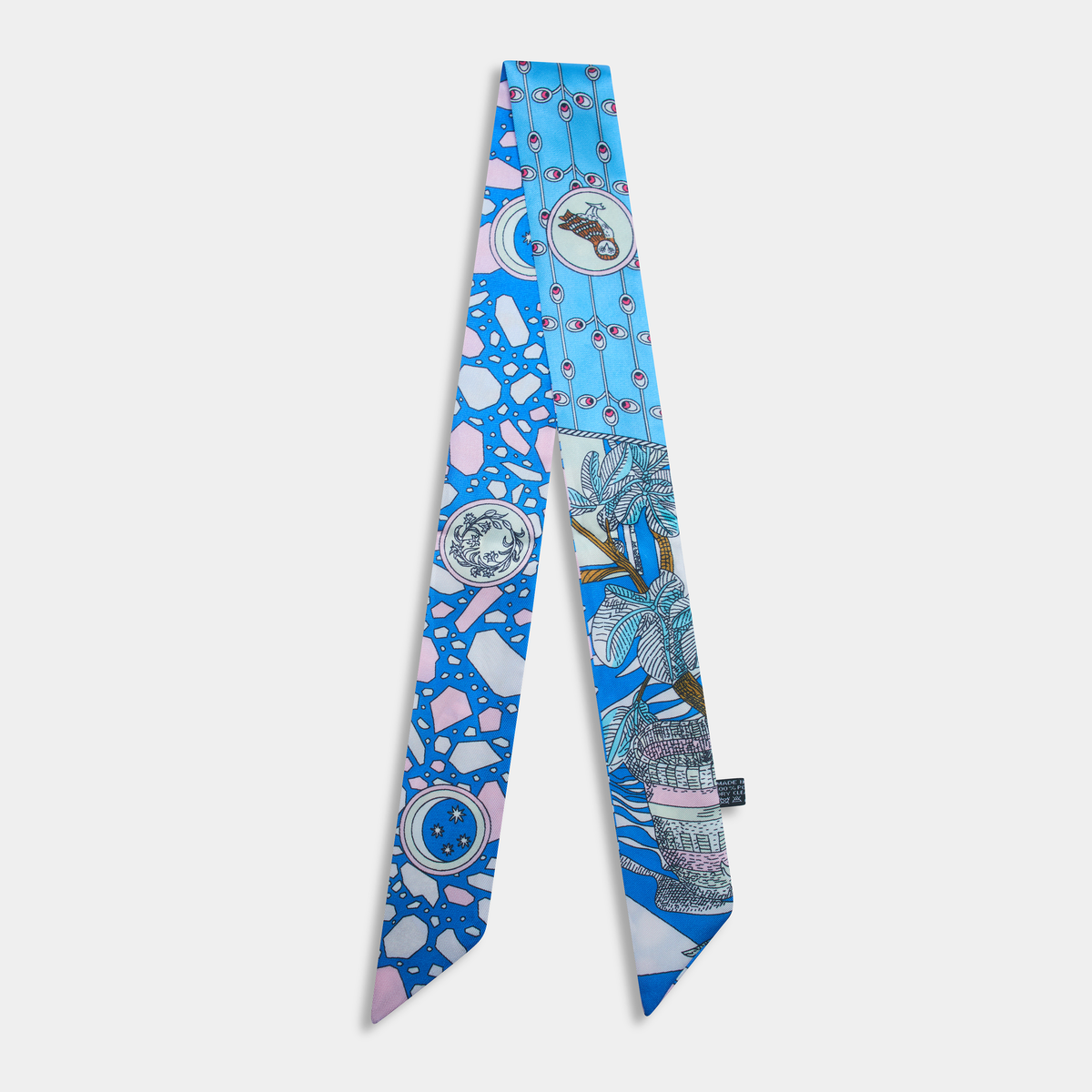 Rowan Deep Blue Bag Scarf