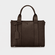 Maxi Taylor Luxe Leather Tote Bag - Dark brown *PRE - ORDER* - JLR London