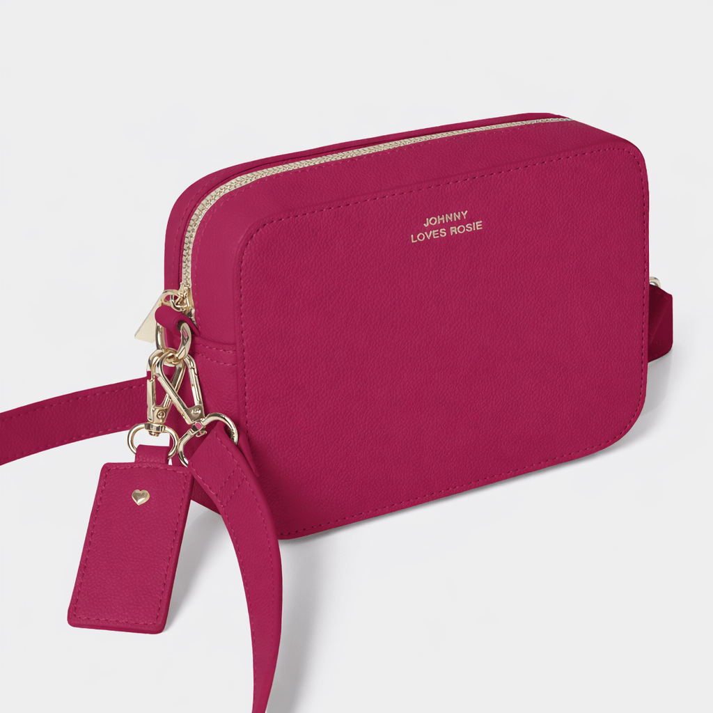 Carrie Crossbody bag Deep Pink - Johnny Loves Rosie - JLR London