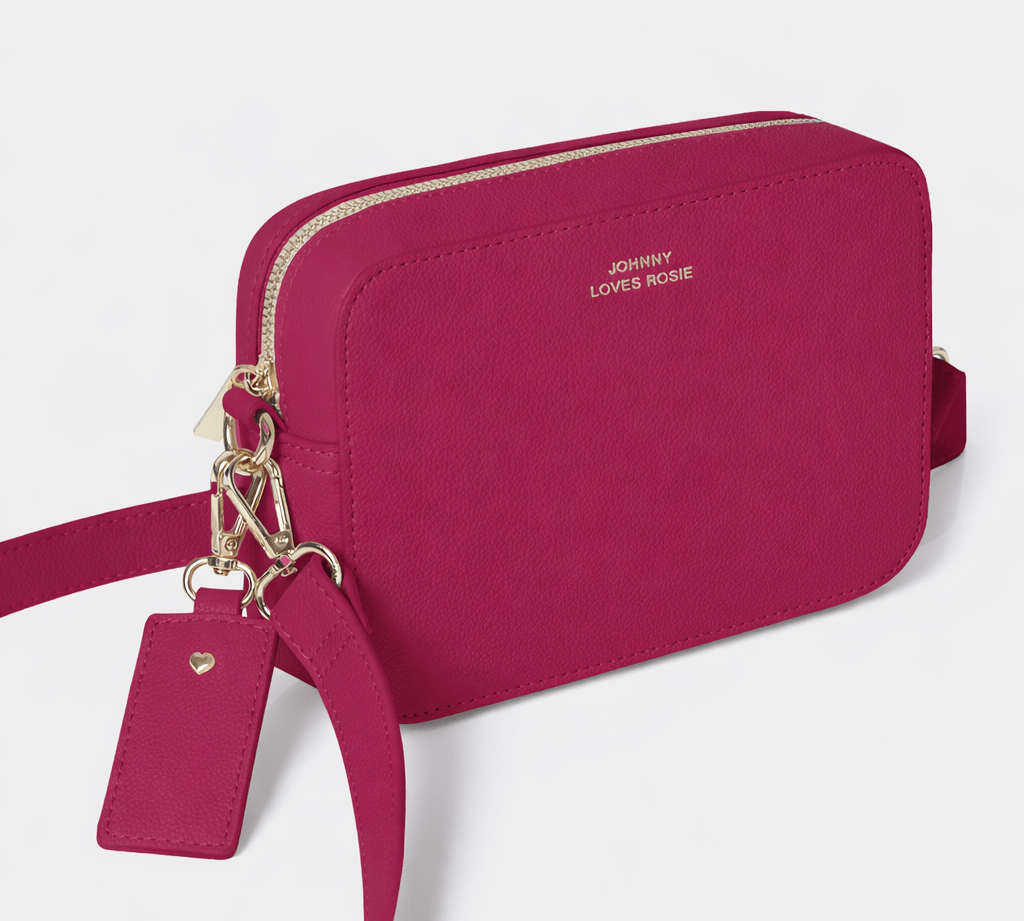Carrie Crossbody bag Deep Pink - Johnny Loves Rosie - JLR London