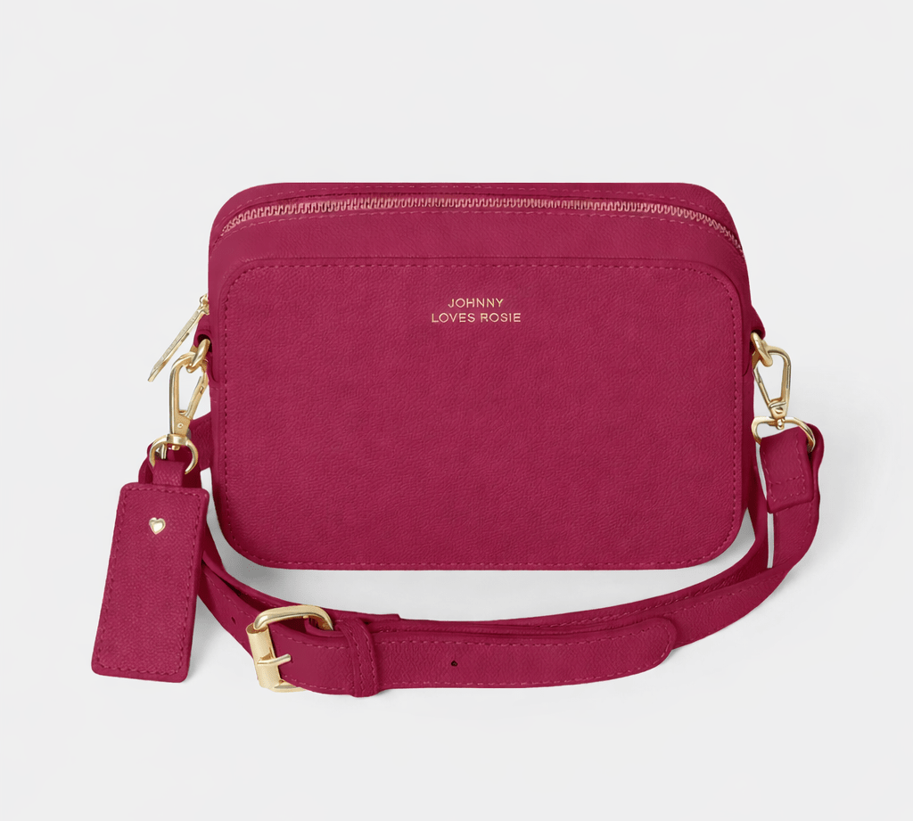 Carrie Crossbody bag Deep Pink - Johnny Loves Rosie - JLR London