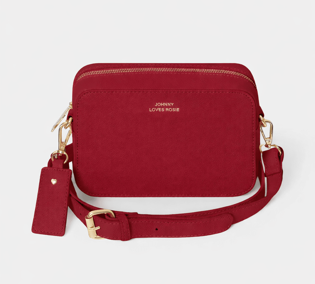 Carrie Crossbody bag Cherry Red - Johnny Loves Rosie - JLR London