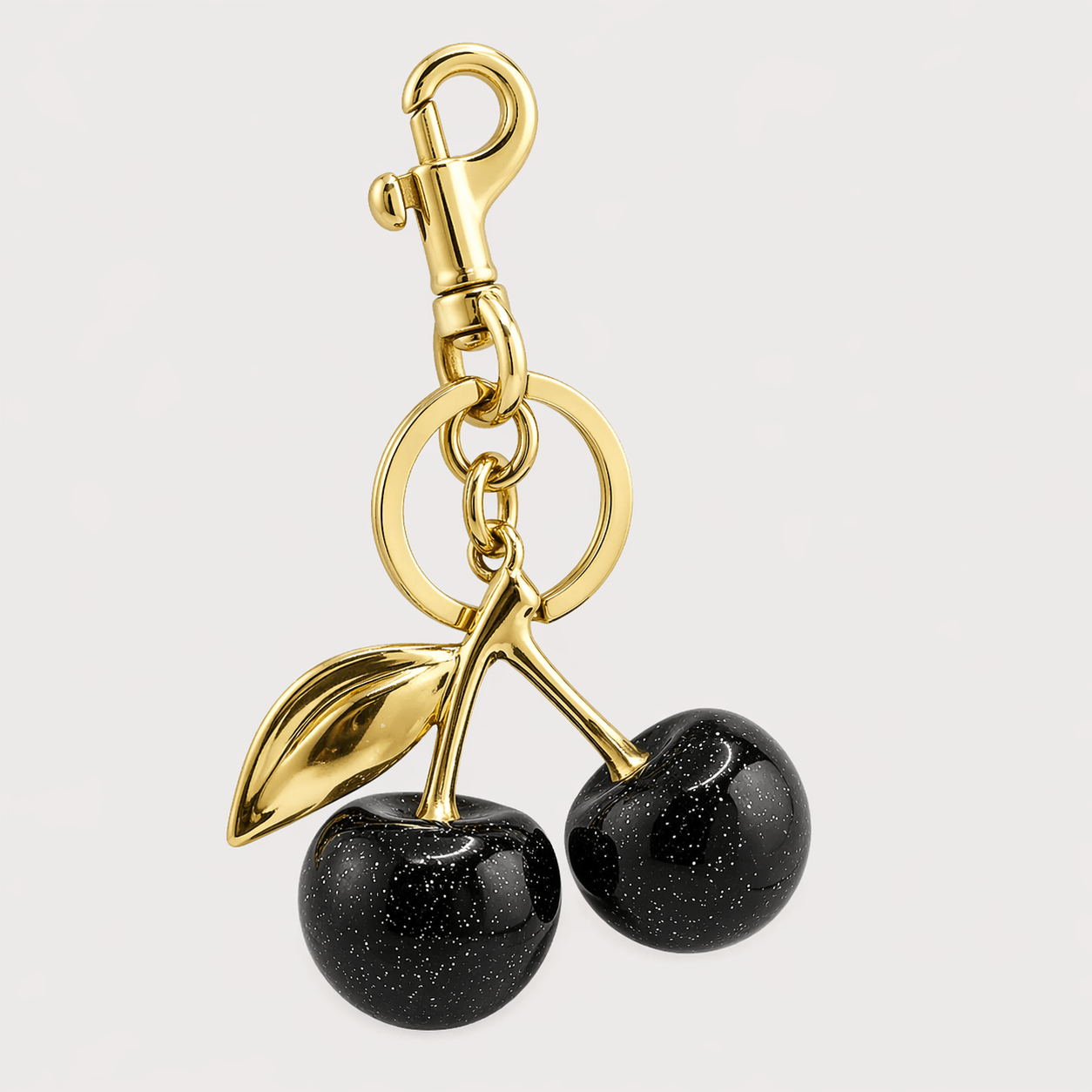 Black Cherry Luxury Fruit keyring - JLR London