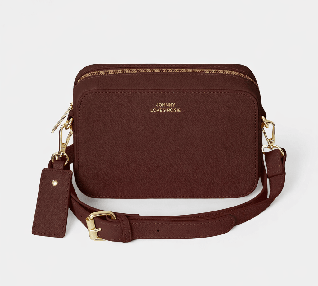 Carrie Crossbody bag Dark Brown - Johnny Loves Rosie *Pre - Order* - JLR London