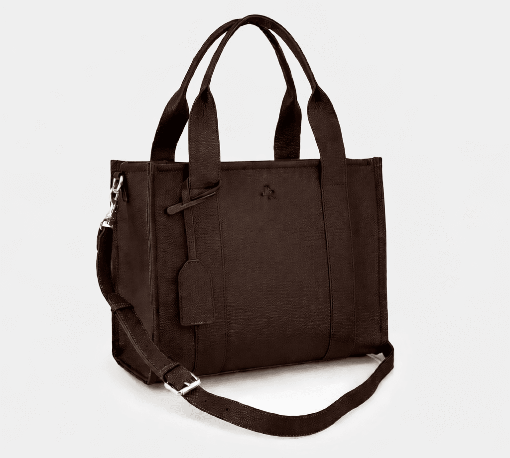 Maxi Taylor Luxe Leather Tote Bag - Dark brown *PRE - ORDER* - JLR London