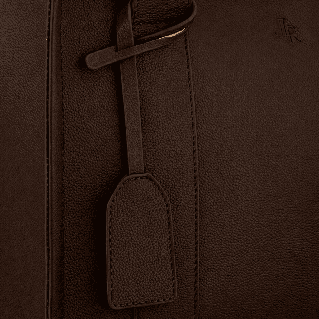 Maxi Taylor Luxe Leather Tote Bag - Dark brown *PRE - ORDER* - JLR London