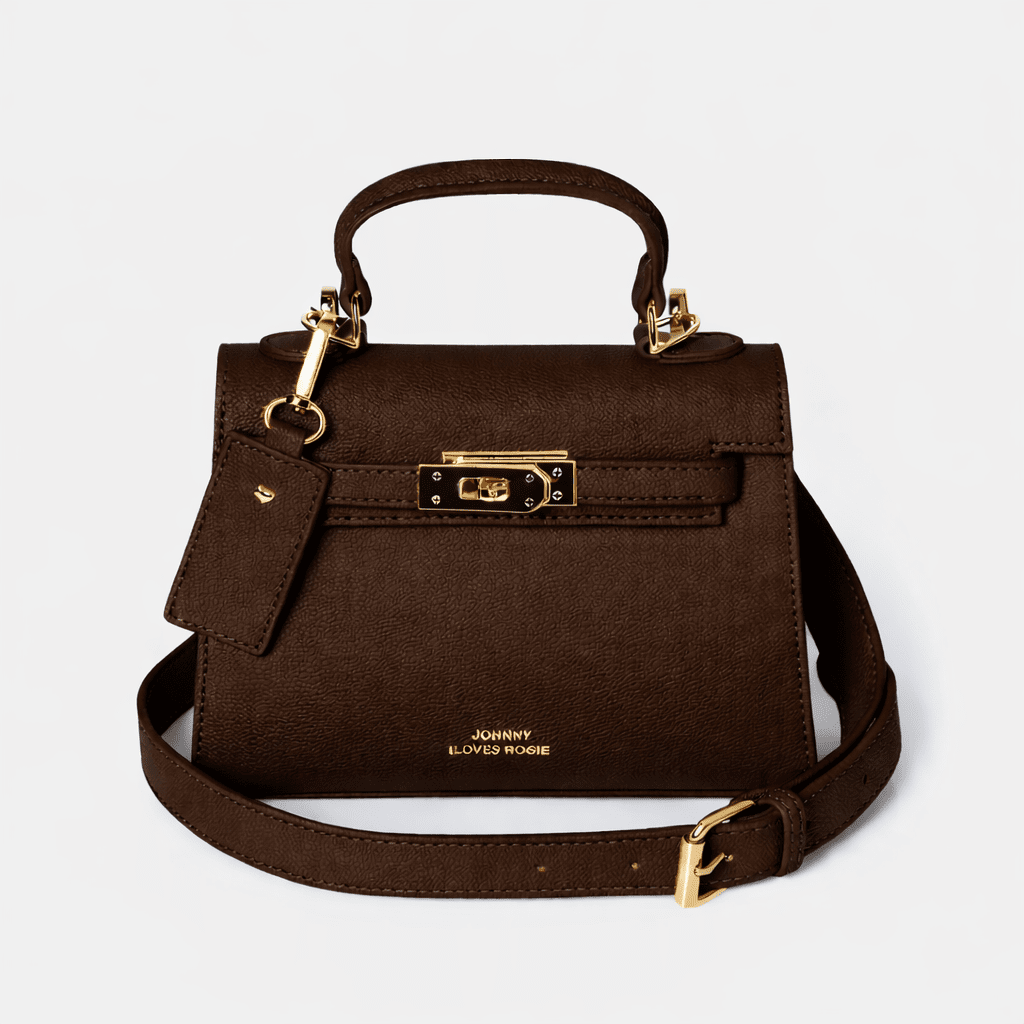 Willow Top Handle Tote Bag Dark Brown - Johnny Loves Rosie *PRE - ORDER* - JLR London